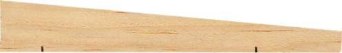 Wedge pinewood derby block