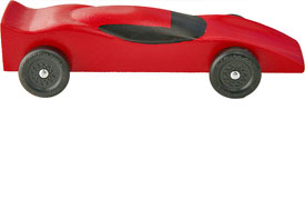 Completed Ferrari Side View
