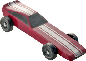 Example of completed funnycar