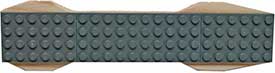 LEGO block top view