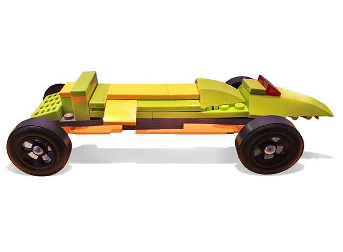 Extra Long LEGO Pinewood Derby Car 
