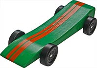 Orange Racing Stripe