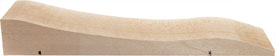 Panther pinewood derby block side view