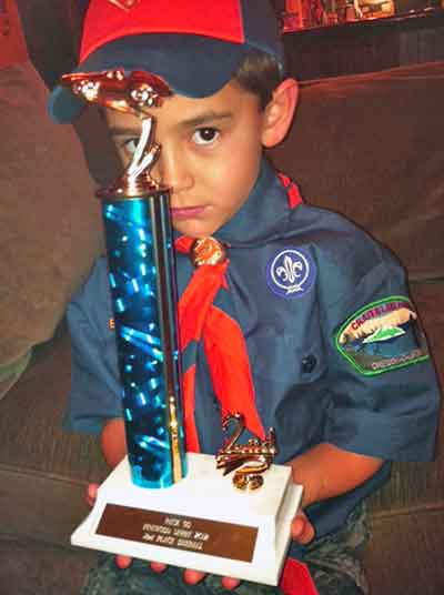 Pinewood Derby Trophy