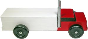 Completed Semi Truck side view