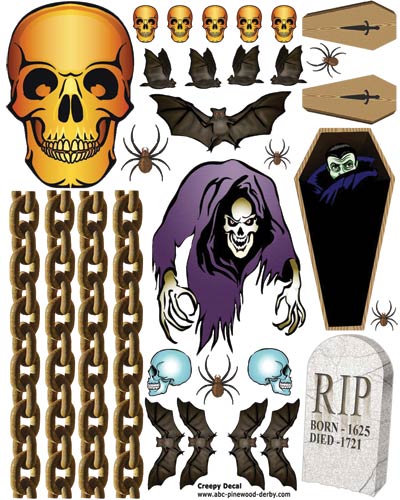 Creepy Car Decals