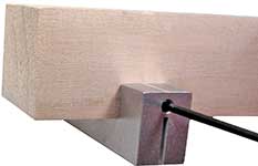 Clamp the tool