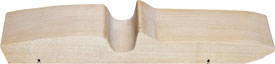 Side view of Pre cut Pinewood Derby Car