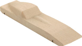 Stingray pinewood derby car with extended wheelbase