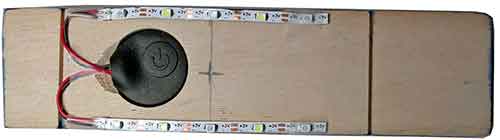 Attach light kit to bottom of car.